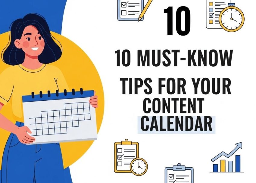 Free PSD Mockups 17 content calendar tips