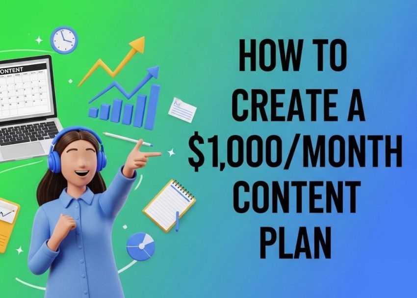 content plan 1000 dollars
