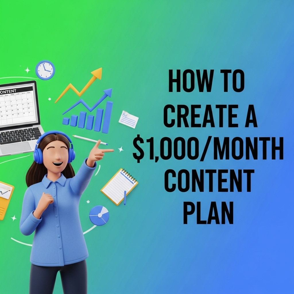 content plan 1000 dollars