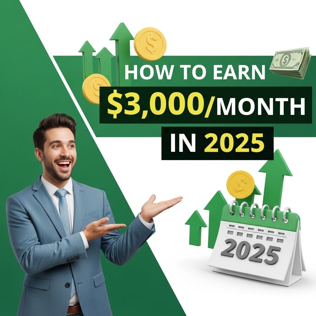 earn 3000 month 2025