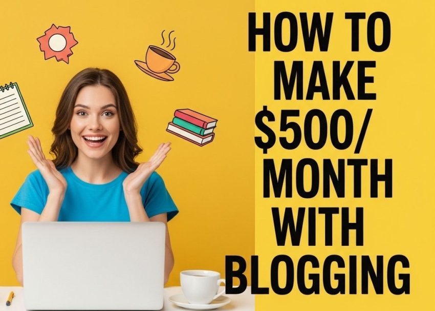 earn 500 month blogging