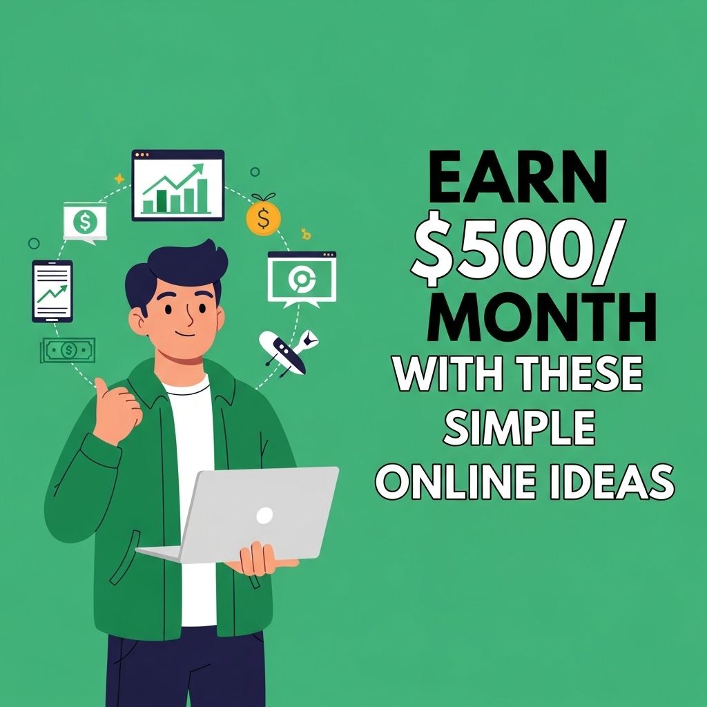 Earn $500 a Month with Simple Online Ideas 1 earn 500 month online ideas