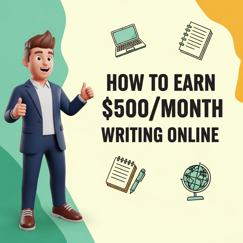 earn 500 month writing online