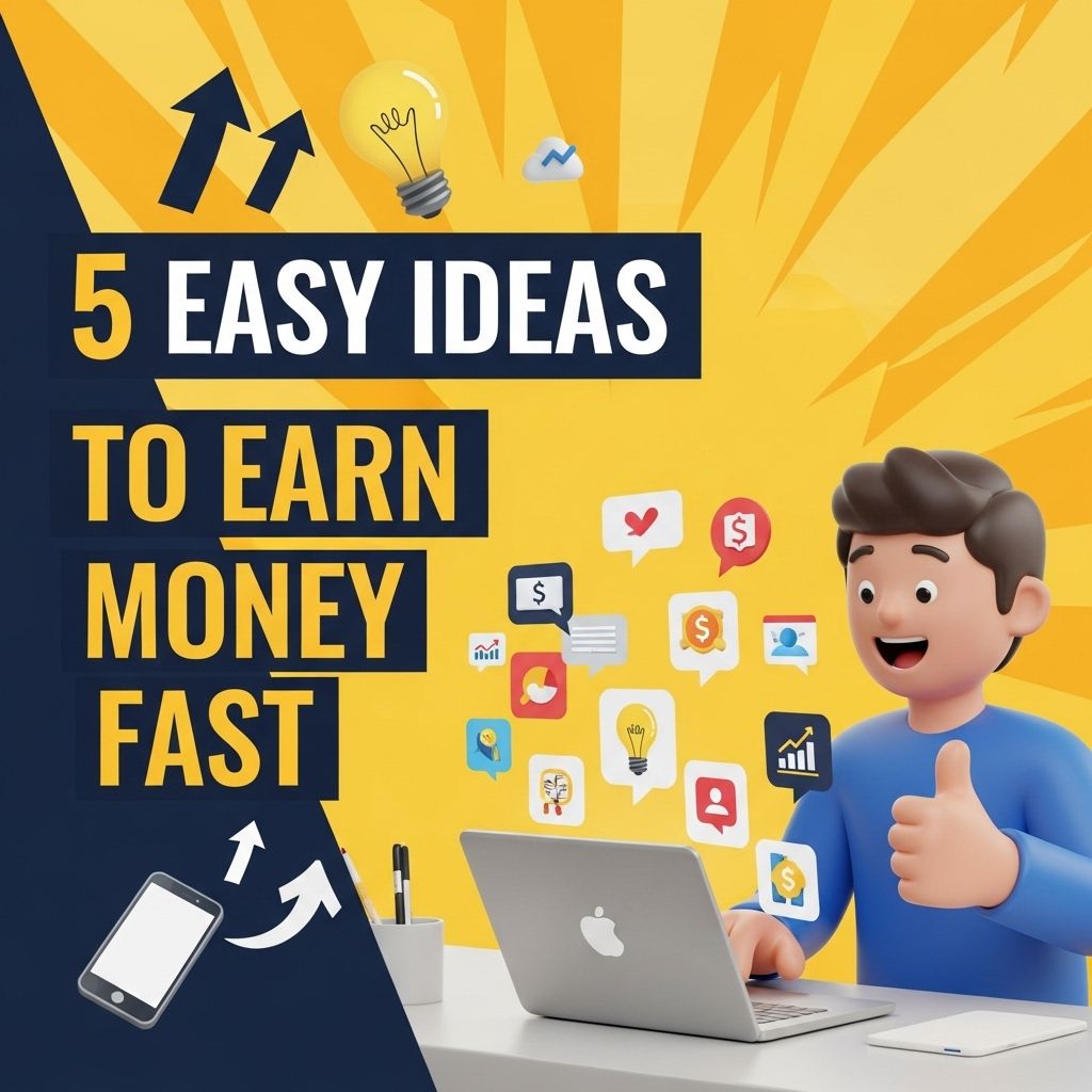 5 Easy Ways to Make Money Fast 1 easy ways make money