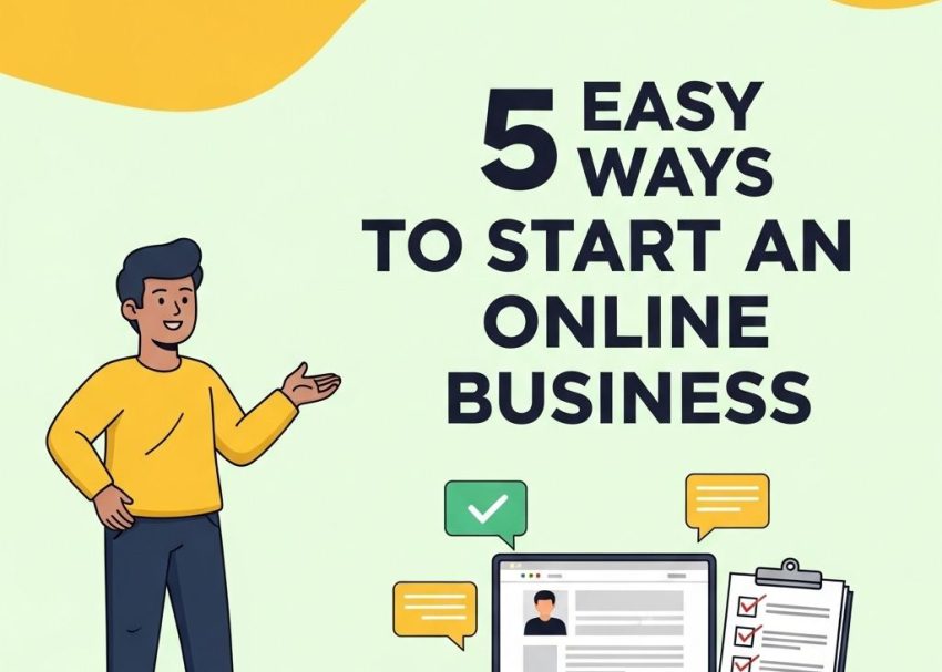easy ways start online business 1