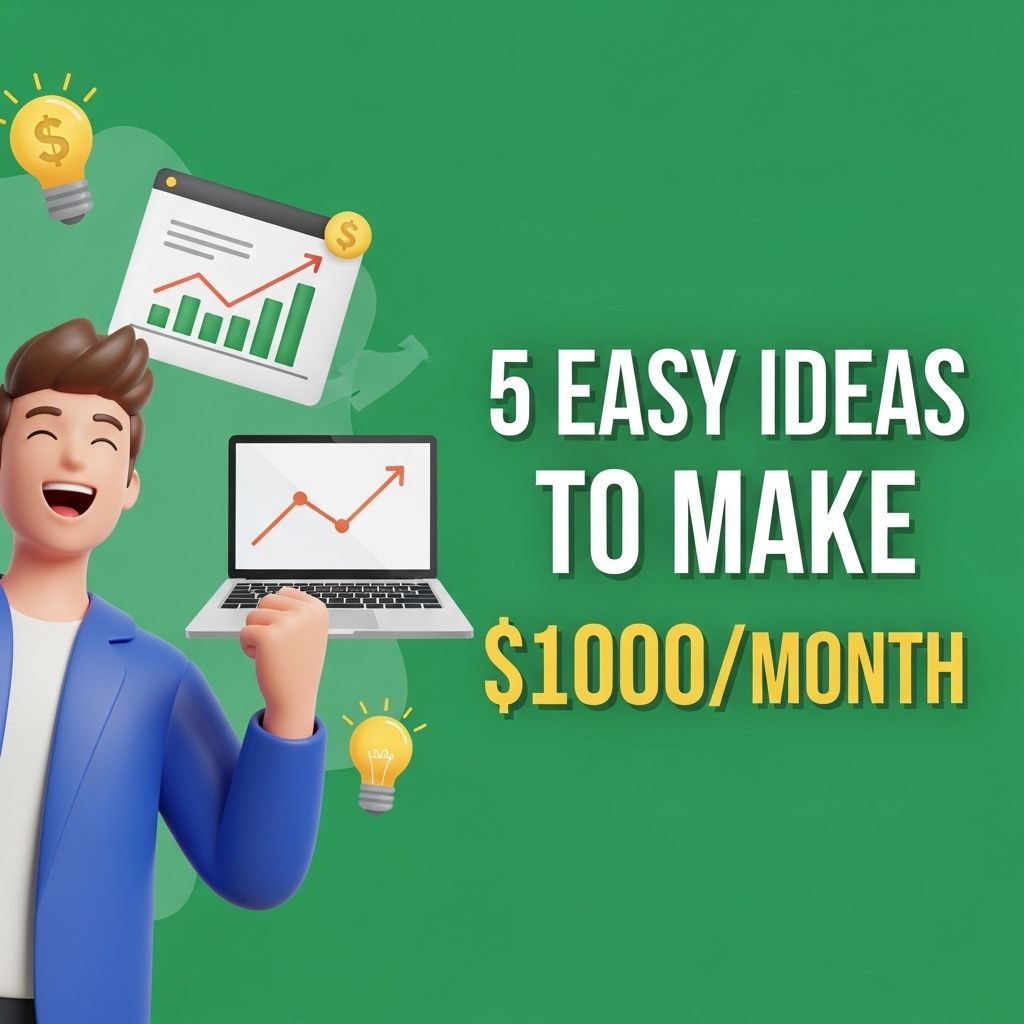 easy ways to earn 1000 month