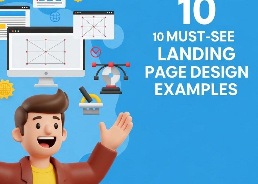 Free PSD Mockups 18 landing page design examples