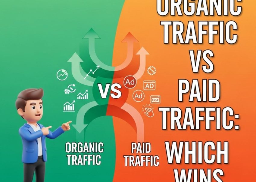 organic vs paid traffic
