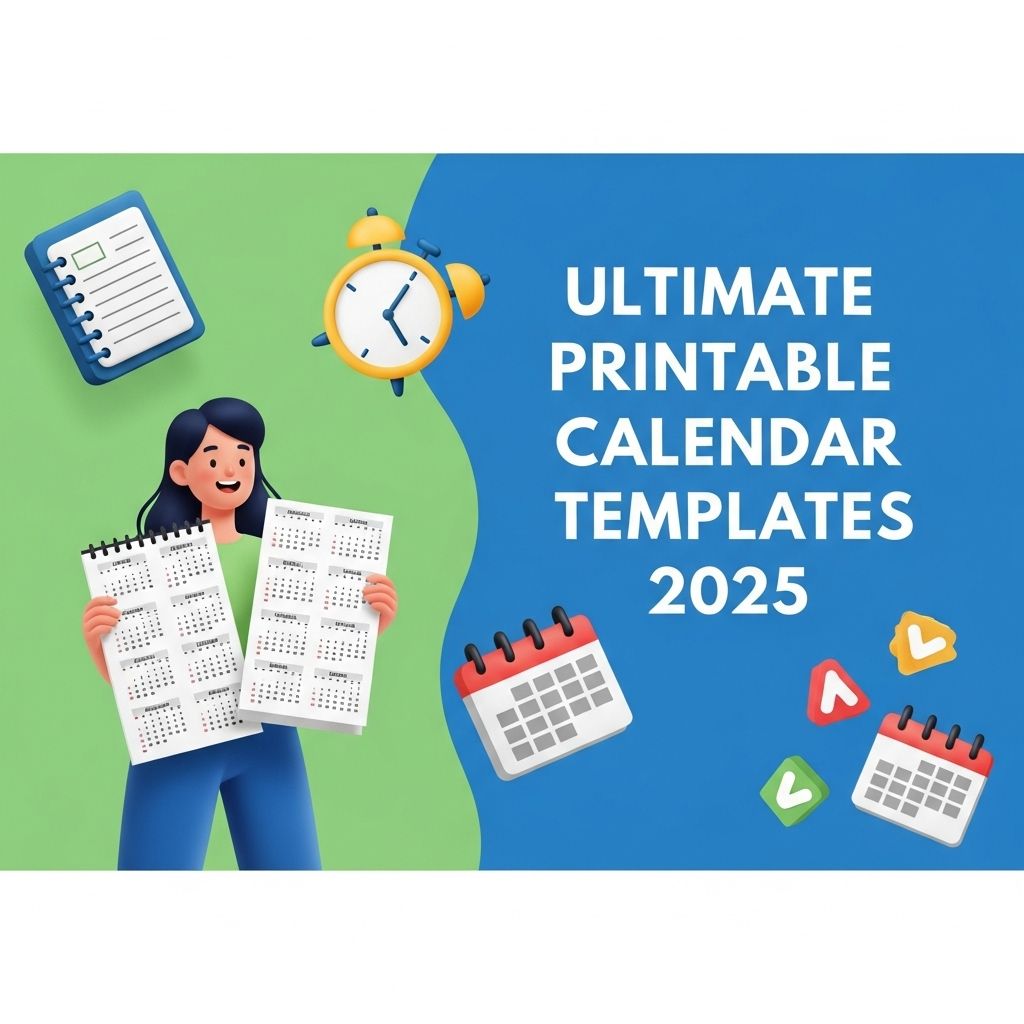 printable calendar templates 2025