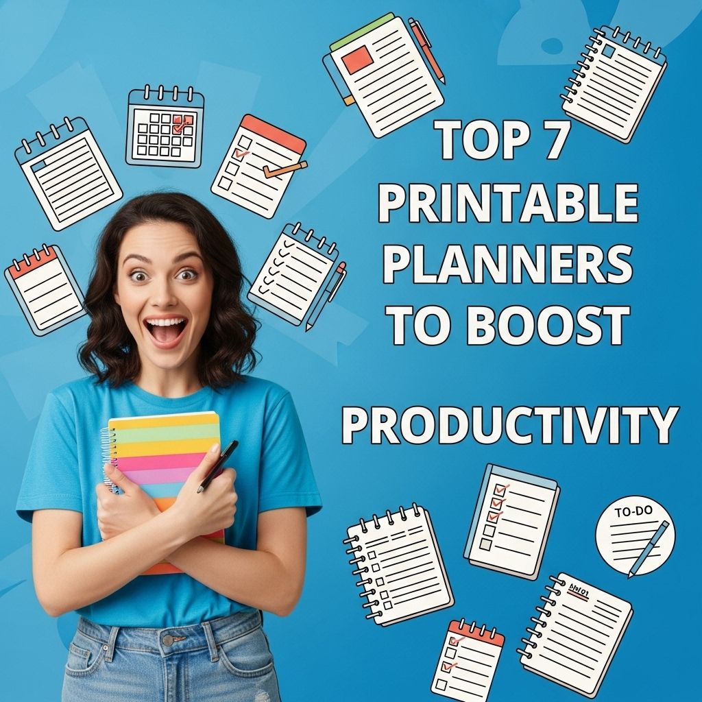 printable planners boost productivity