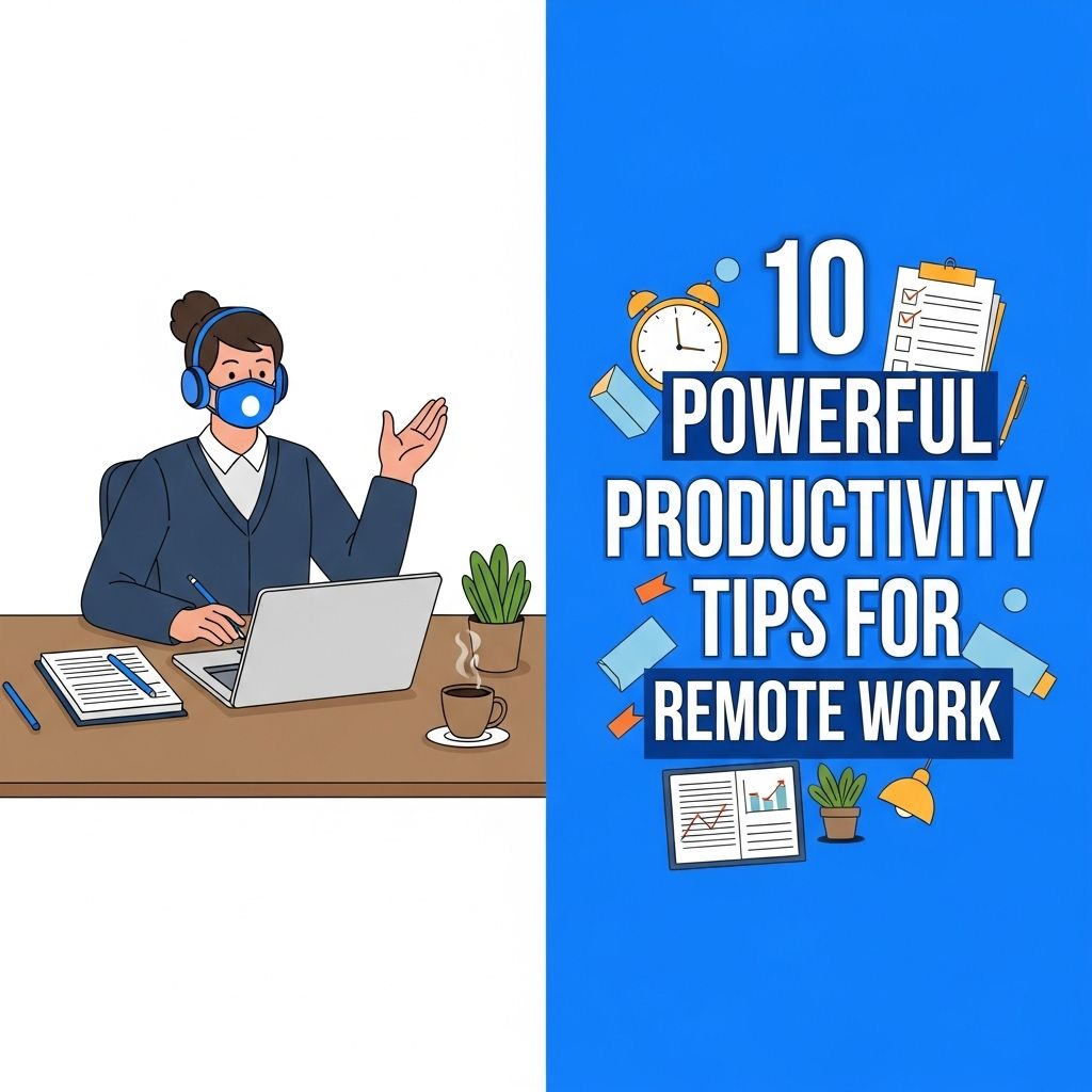 10 Powerful Productivity Tips for Remote Work 1 remote work productivity tips
