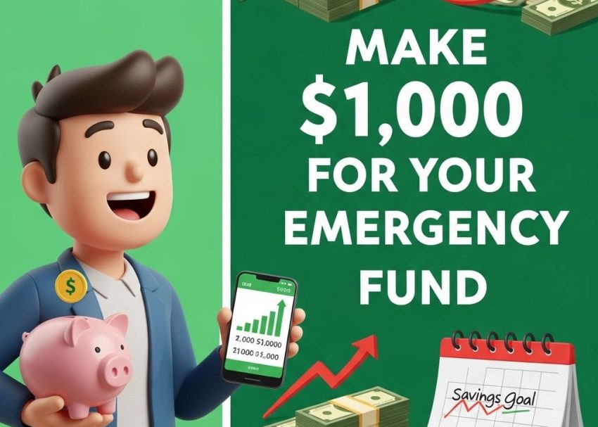 Free PSD Mockups 18 save 1000 emergency fund