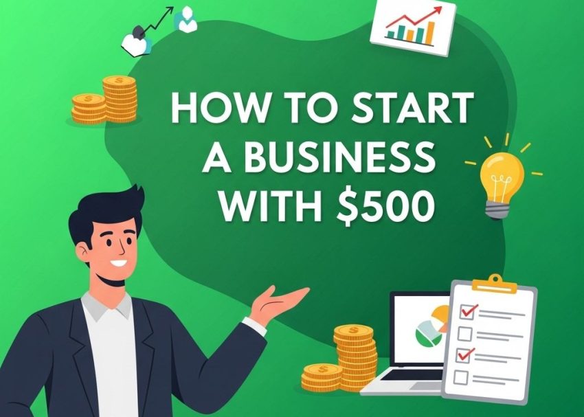 Free PSD Mockups 25 start business with 500