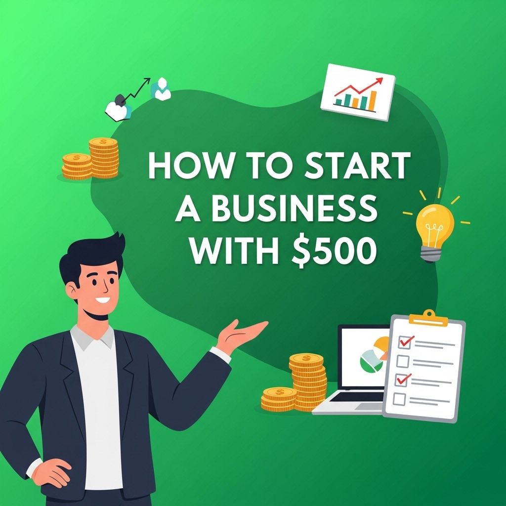 start business with 500