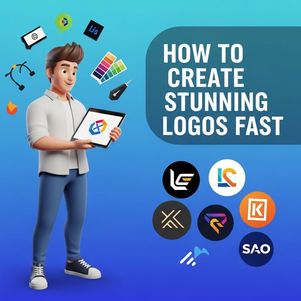 Create Stunning Logos Quickly: A Step-by-Step Guide 5 stunning logos fast