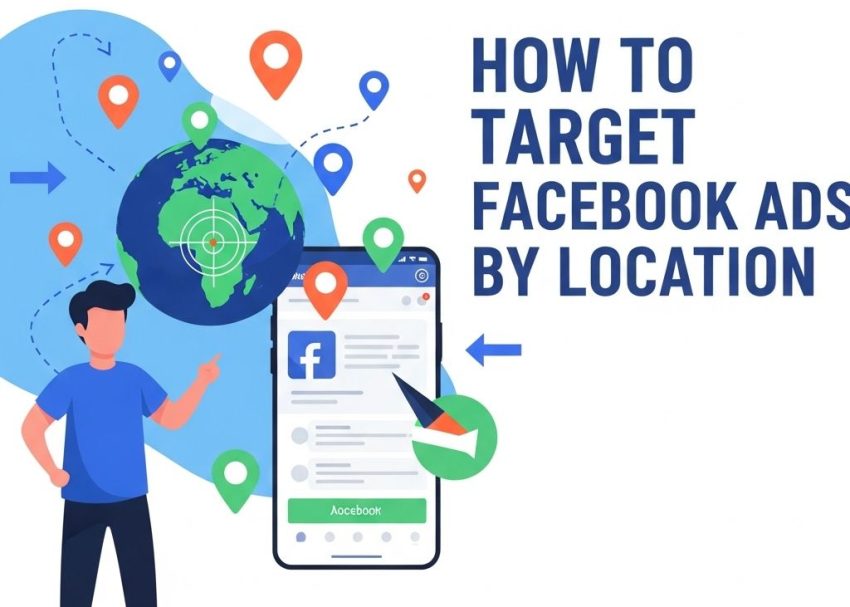Free PSD Mockups 23 target facebook ads location