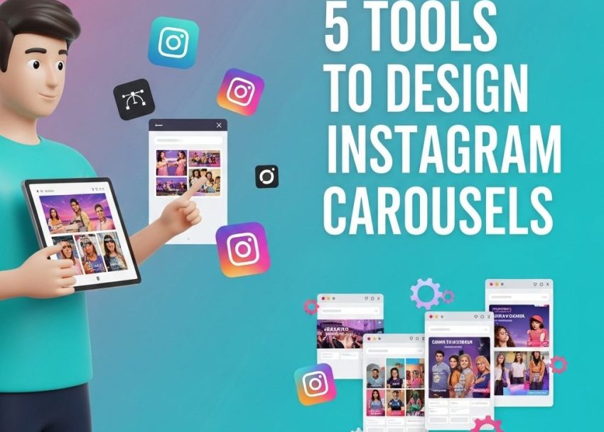 Free PSD Mockups 19 tools design instagram carousels
