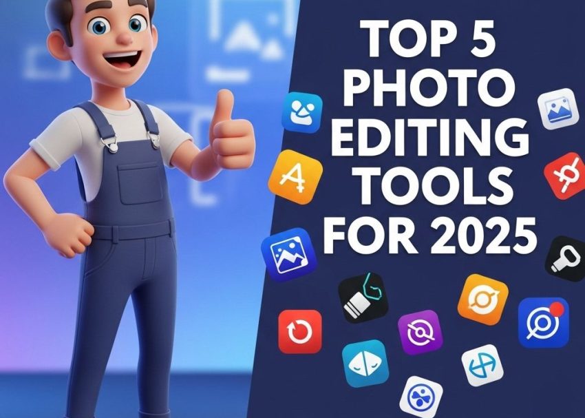 top 5 photo editing tools 2025