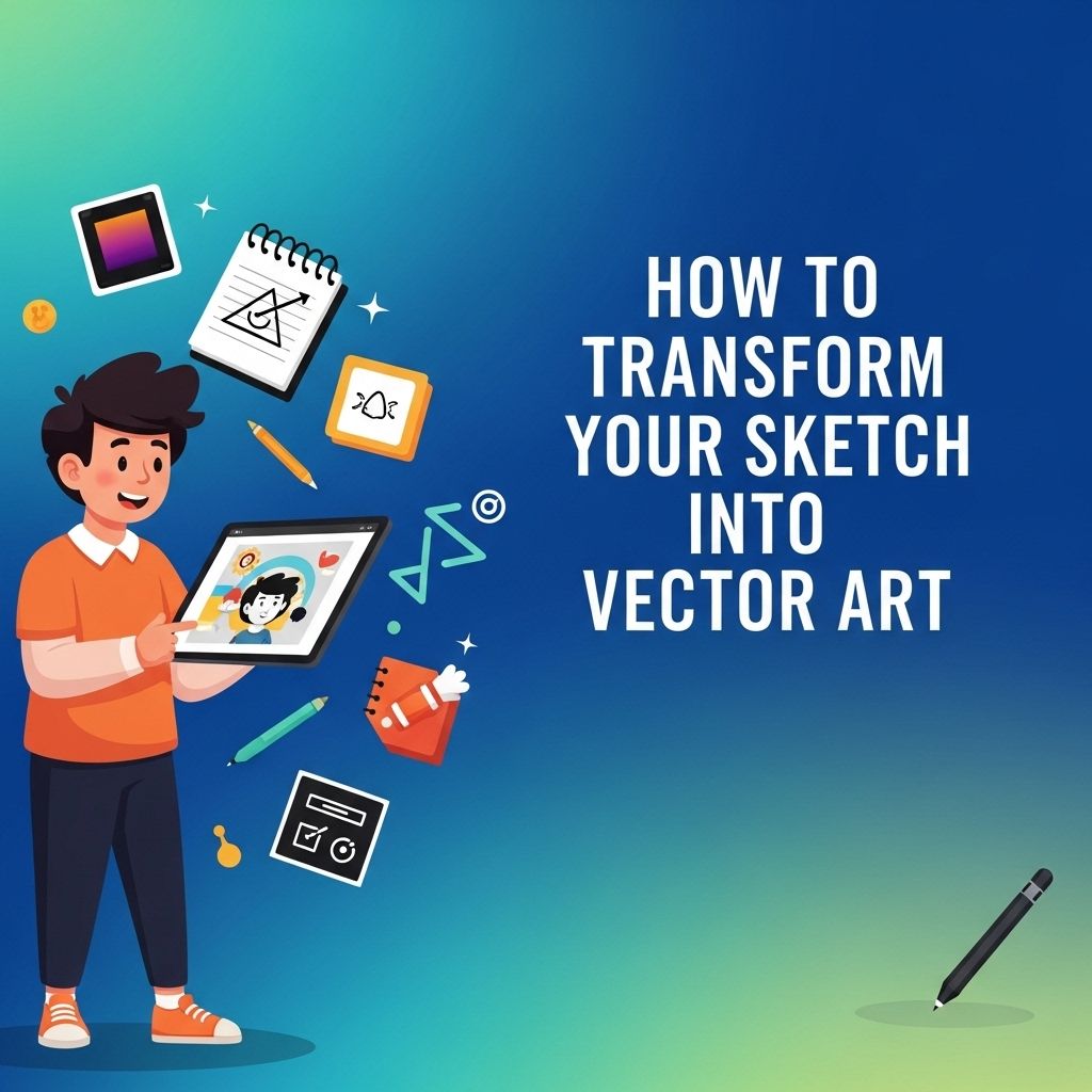 Transform Your Sketch Into Stunning Vector Art 4 transform sketch vector art