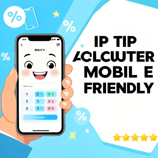 Tip Calculator Mobile Friendly – Free Online Calculator 1 Tip Calculator Mobile Friendly