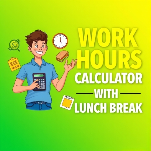 Work Hours Calculator With Lunch Break – Free Online Calculator 1 Work Hours Calculator With Lunch Break